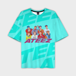 Мужская футболка oversize 3D Ateez