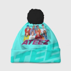 Шапка 3D c помпоном Ateez