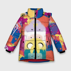 Зимняя куртка для девочек 3D Adventure Time