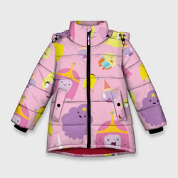 Зимняя куртка для девочек 3D Время Приключений