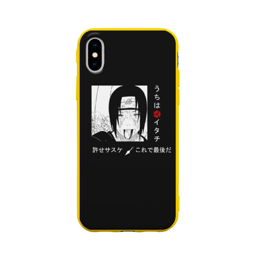 Чехол для iPhone X матовый Итачи Фото 01 Чехол для iPhone X матовый Итачи Фото 01