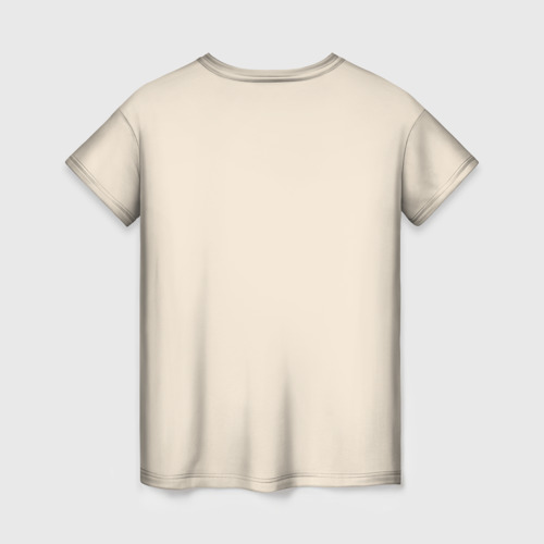 Женская футболка 3D с принтом Сталин, вид сзади #1