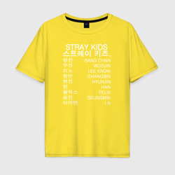 Мужская футболка хлопок Oversize Stray Kids