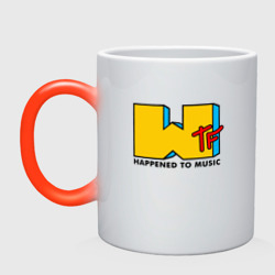 Кружка хамелеон WTF happened to music