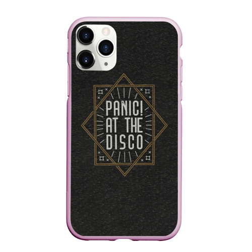 Чехол для iPhone 11 Pro матовый Panic at the disco, цвет розовый