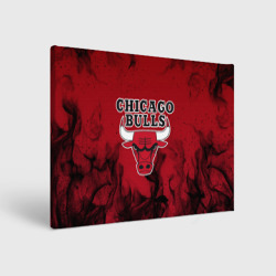 Холст прямоугольный Chicago bulls Чикаго буллс