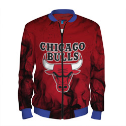 Мужской бомбер 3D Chicago bulls Чикаго буллс