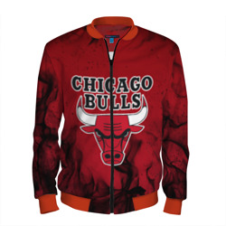 Мужской бомбер 3D Chicago bulls Чикаго буллс