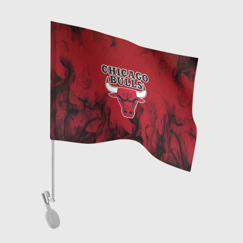 Флаг для автомобиля Chicago bulls Чикаго буллс