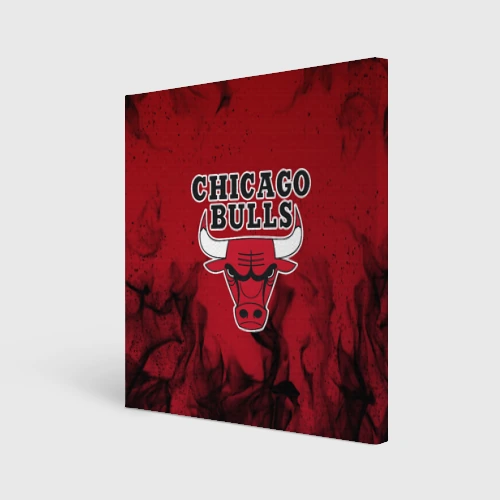Холст квадратный Chicago bulls Чикаго буллс