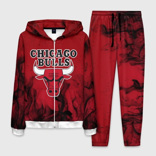 Мужской костюм 3D Chicago bulls Чикаго буллс