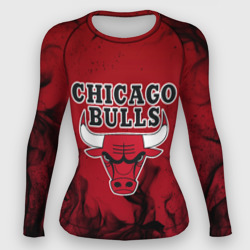 Женский рашгард 3D Chicago bulls Чикаго буллс