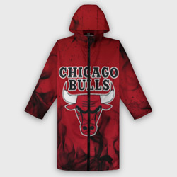 Мужской дождевик 3D Chicago bulls Чикаго буллс