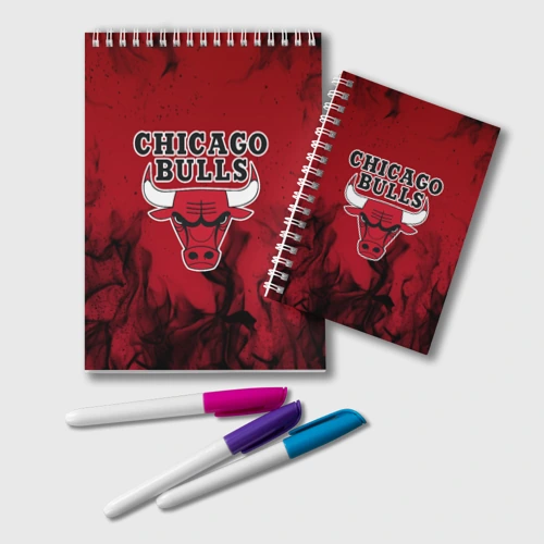 Блокнот Chicago bulls Чикаго буллс