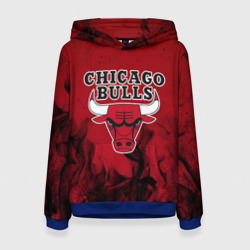 Женская толстовка 3D Chicago bulls Чикаго буллс