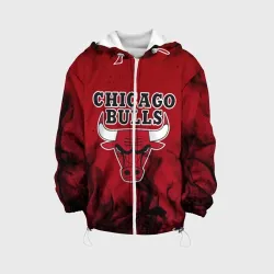 Детская куртка 3D Chicago bulls Чикаго буллс