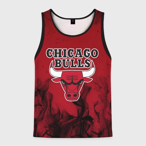 Мужская майка 3D Chicago bulls Чикаго буллс
