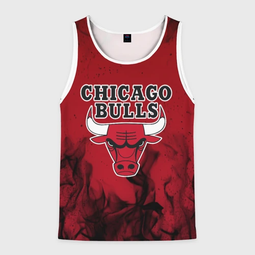 Мужская майка 3D Chicago bulls Чикаго буллс