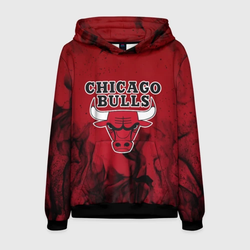 Мужская толстовка 3D Chicago bulls Чикаго буллс