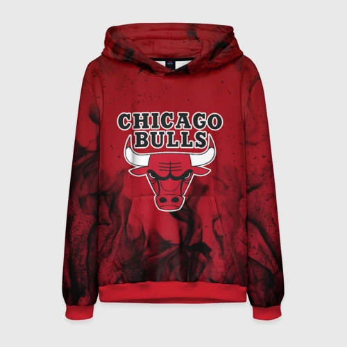 Мужская толстовка 3D Chicago bulls Чикаго буллс