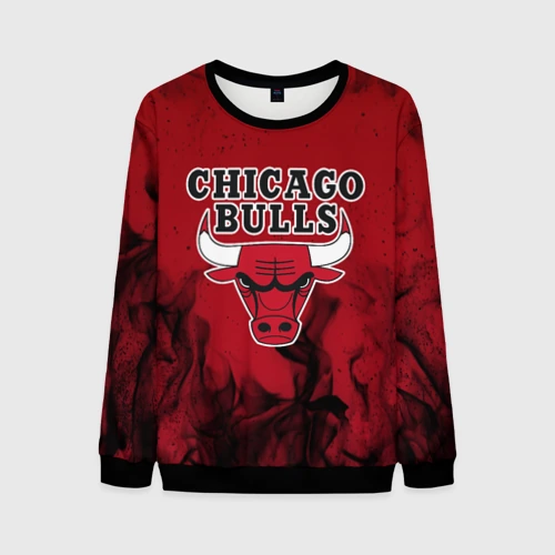 Мужской свитшот 3D Chicago bulls Чикаго буллс