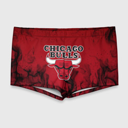 Мужские купальные плавки 3D Chicago bulls Чикаго буллс