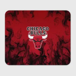 Прямоугольный коврик для мышки Chicago bulls Чикаго буллс