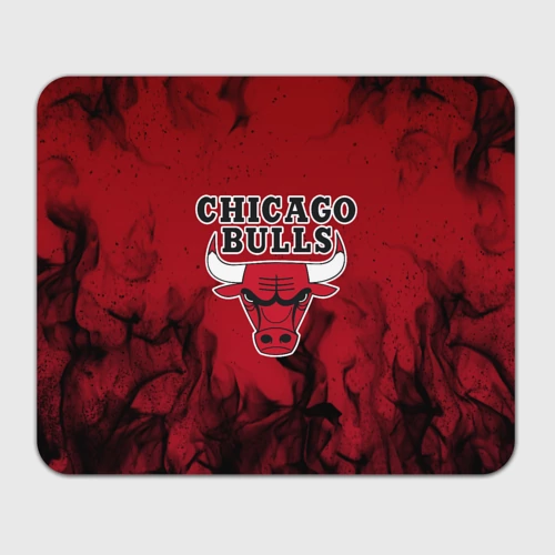 Прямоугольный коврик для мышки Chicago bulls Чикаго буллс
