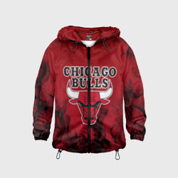 Детская ветровка 3D Chicago bulls Чикаго буллс