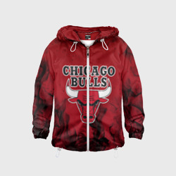 Детская ветровка 3D Chicago bulls Чикаго буллс