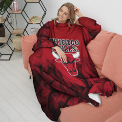 Плед с рукавами Chicago bulls Чикаго буллс - фото 2