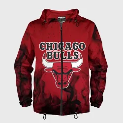 Мужская ветровка 3D Chicago bulls Чикаго буллс