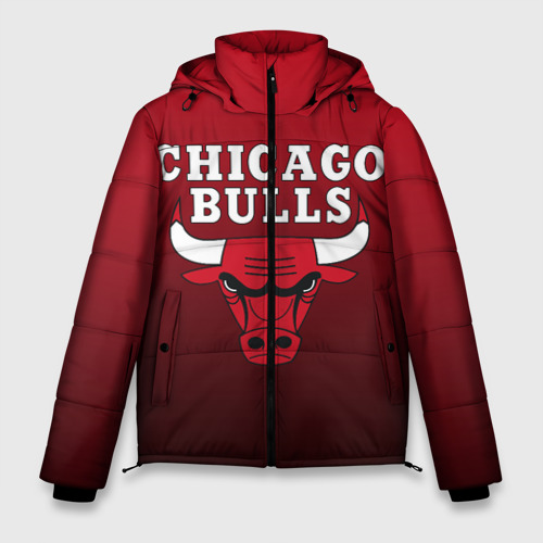 Мужская зимняя куртка 3D Chicago bulls