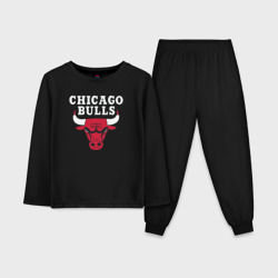 Детская пижама с лонгсливом хлопок Chicago bulls