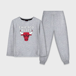 Детская пижама с лонгсливом хлопок Chicago bulls