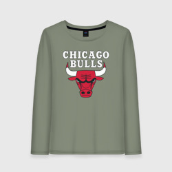 Женский лонгслив хлопок Chicago bulls