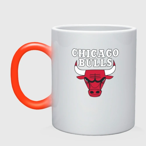 Кружка хамелеон Chicago bulls
