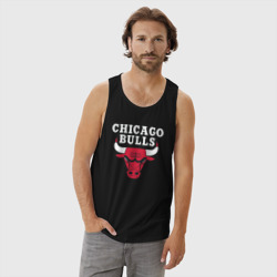 Мужская майка хлопок Chicago bulls - фото 2