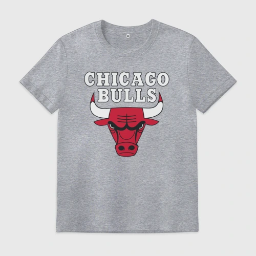 Мужская футболка хлопок Chicago bulls