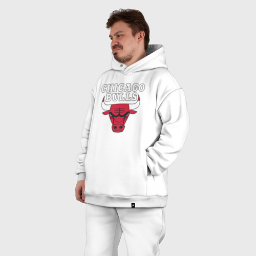 Мужской костюм oversize хлопок Chicago bulls - фото 7