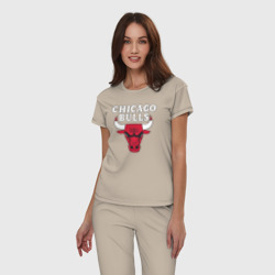 Женская пижама хлопок Chicago bulls - фото 2