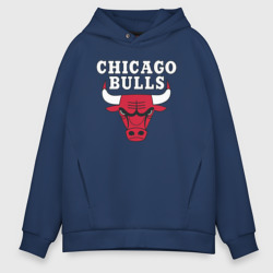 Мужское худи Oversize хлопок Chicago bulls