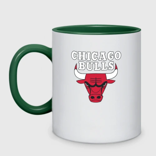 Кружка двухцветная Chicago bulls