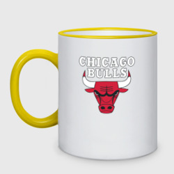 Кружка двухцветная Chicago bulls