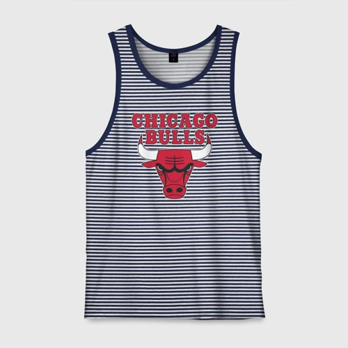 Мужская майка хлопок Chicago bulls Чикаго буллс