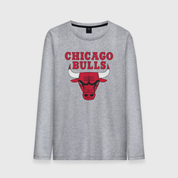 Мужской лонгслив хлопок Chicago bulls Чикаго буллс