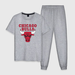 Мужская пижама хлопок Chicago bulls Чикаго буллс