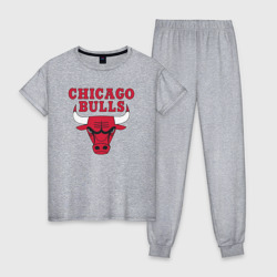 Женская пижама хлопок Chicago bulls Чикаго буллс