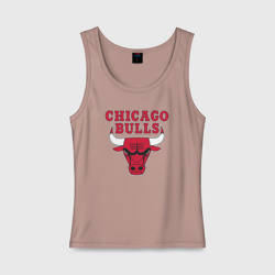 Женская майка хлопок Chicago bulls Чикаго буллс