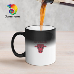 Кружка хамелеон Chicago bulls Чикаго буллс